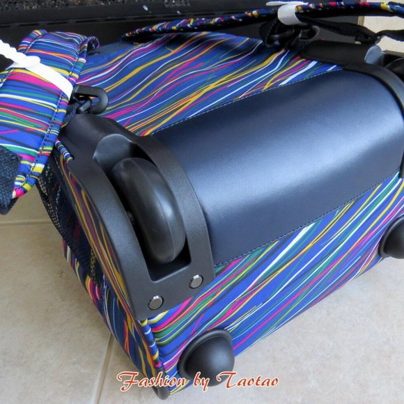 New Kipling Sanaa Wheeled Backpack w Furry Monkey - Picture 6 of 8